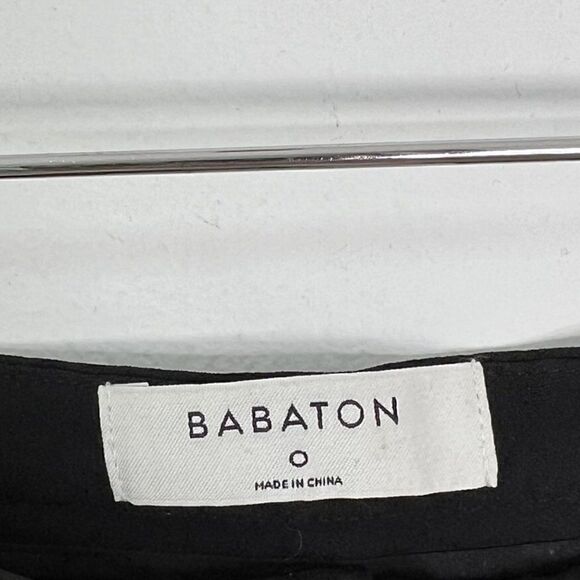 Aritzia Babaton Lazarus Black High Waist Wide Crop Culotte Pants - Picture 6 of 7